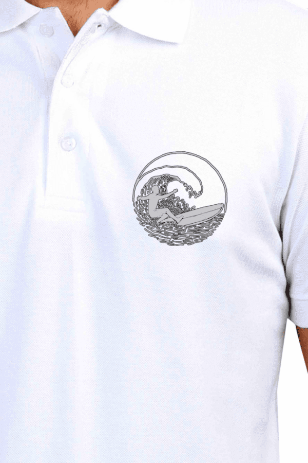 Surf Rider Embroidered Polo – Ride the Waves in Style - Image 21