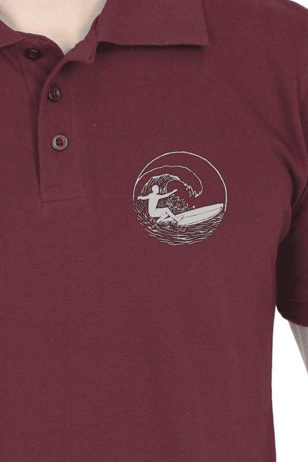 Surf Rider Embroidered Polo – Ride the Waves in Style - Image 11