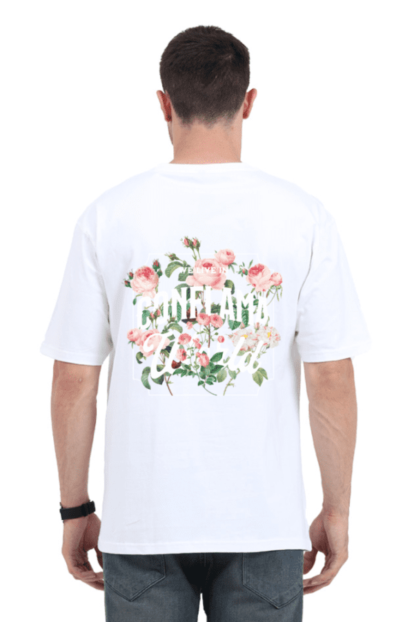 Relax California Oversized T-Shirt – Conflama World Floral Aesthetic - Image 7