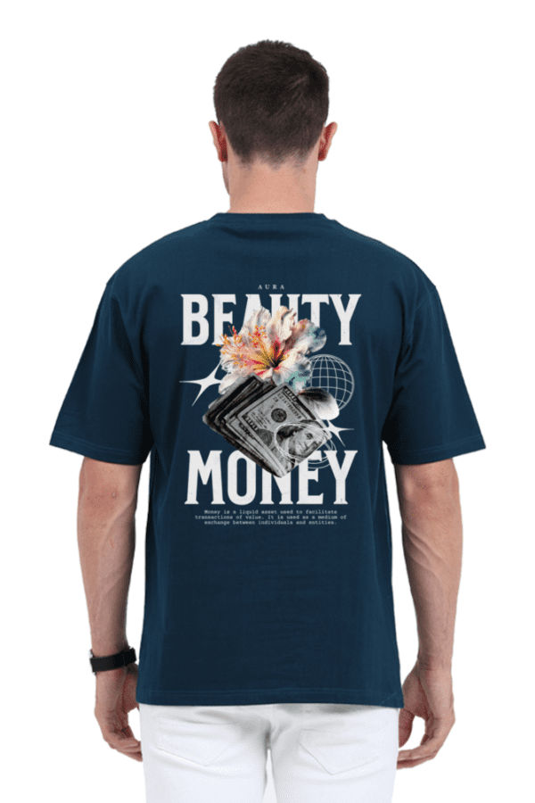 The Beauty of Money Unisex Oversized Classic T-Shirt – Luxury Meets Streetwear - Image 5