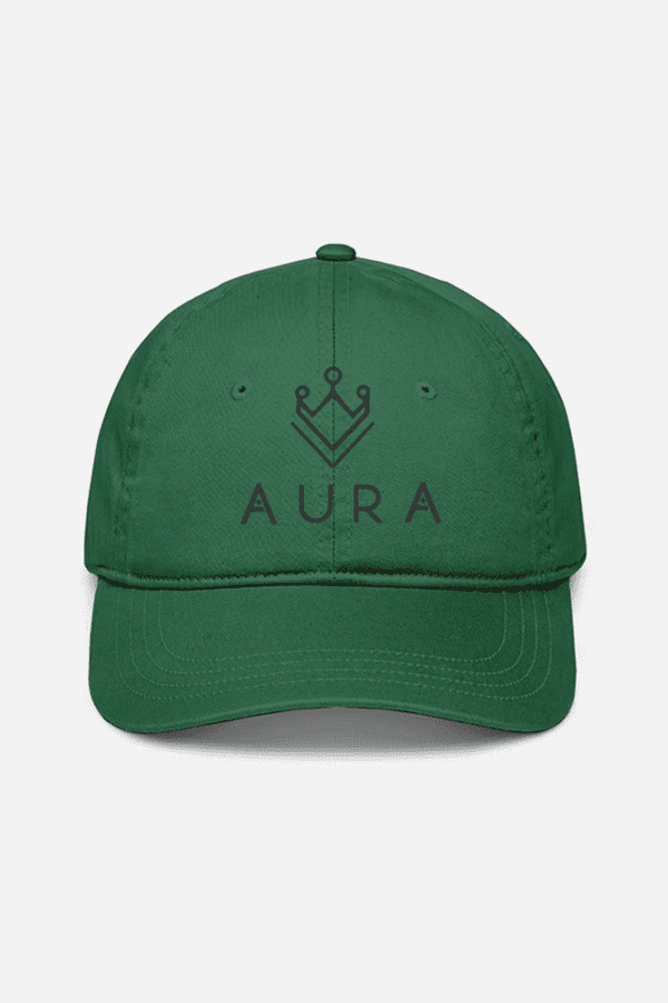 AURA Signature Embroidered Baseball Cap – Stylish & Premium Headwear - Image 4