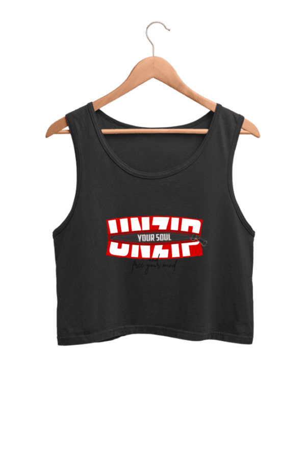 Aura Unzip Your Soul Tank Top – Unleash Your Inner Vibe in Premium Cotton