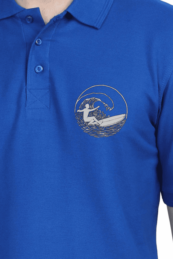 Surf Rider Embroidered Polo – Ride the Waves in Style - Image 13