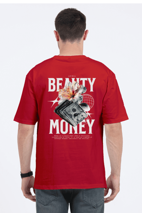 The Beauty of Money Unisex Oversized Classic T-Shirt – Luxury Meets Streetwear - Image 9