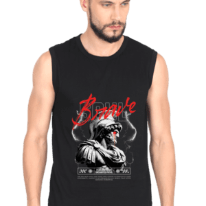 Braveheart Sleeveless Tee – Bold, Fearless & Stylish
