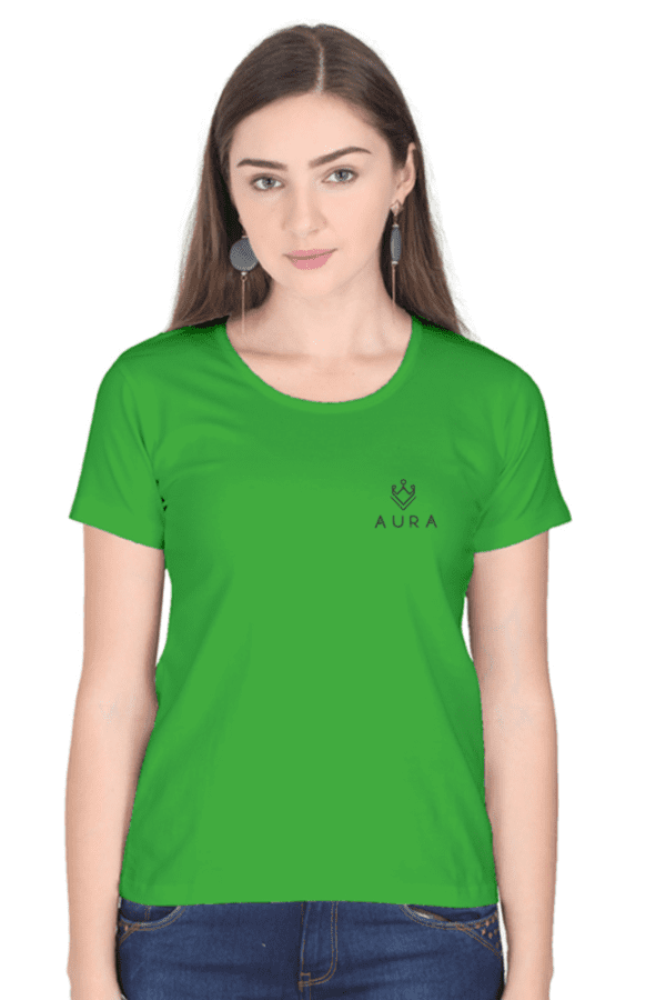 AURA EMBROIDERED LOGO TEE – WHERE MINIMALISM MEETS LUXURY - Image 6