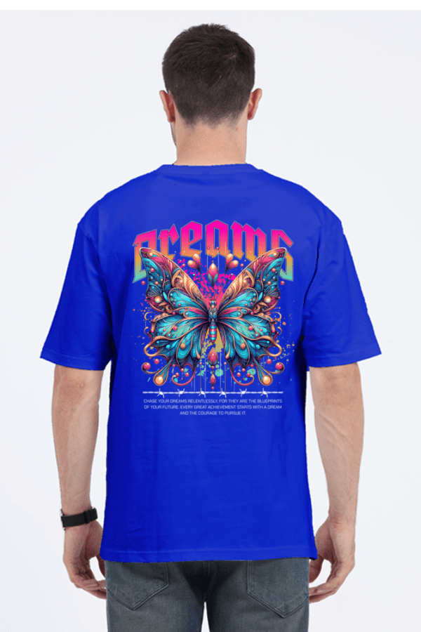 Chrome Butterfly Oversized T-Shirt – A Fusion of Elegance & Streetwear - Image 10