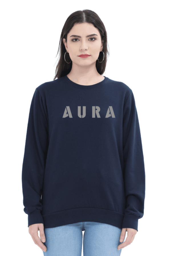 AURA Puff Grey Sweatshirt – Bold, Classy & Timeless - Image 10
