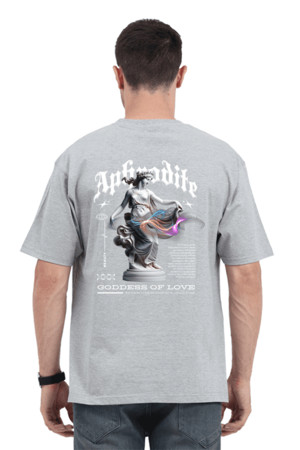Believe in Heaven Unisex Oversized T-Shirt – Goddess of Love Edition - Image 4
