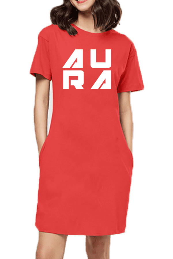 AU RA Luxe T-Shirt Dress – The Ultimate Blend of Style & Comfort