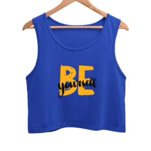 Be Yourself Tank Top – Premium Cotton Comfort with a Bold Statement