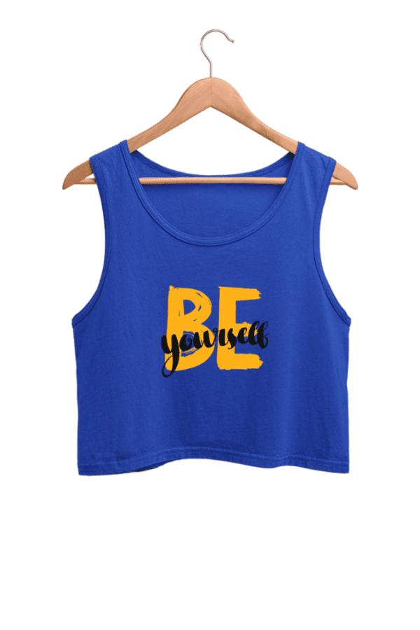 Be Yourself Tank Top – Premium Cotton Comfort with a Bold Statement