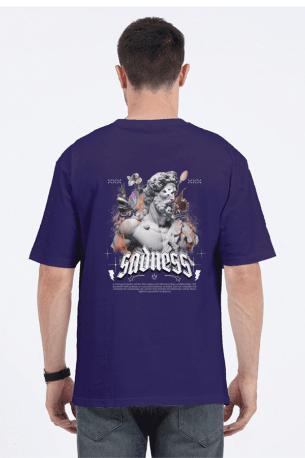Sadness Unisex Oversized Classic T-Shirt – Aesthetic Expression of Emotions - Image 7