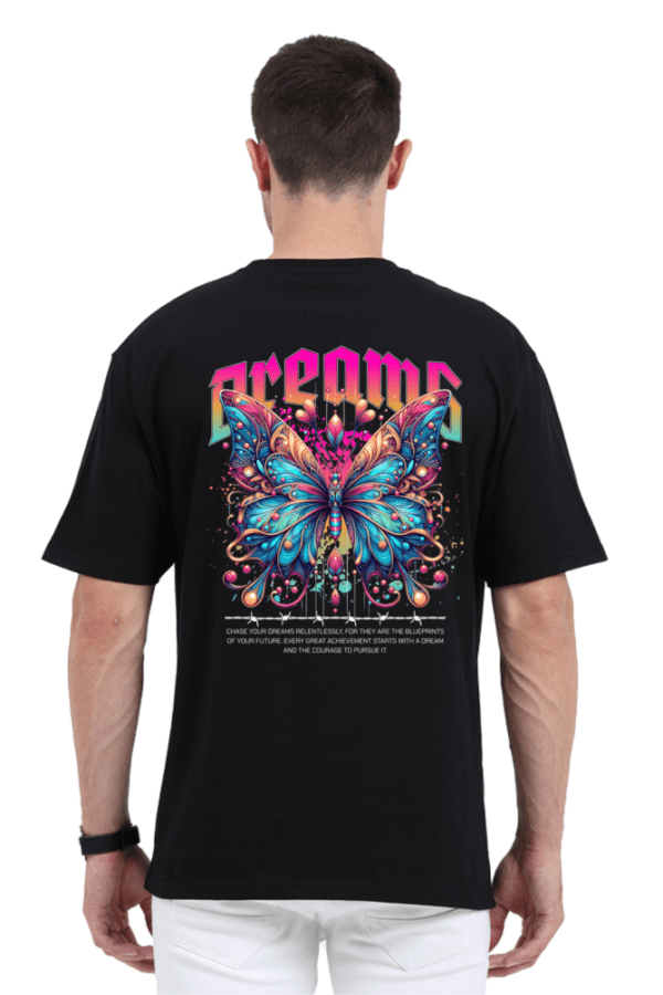 Chrome Butterfly Oversized T-Shirt – A Fusion of Elegance & Streetwear - Image 14