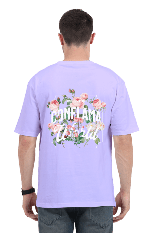 Relax California Oversized T-Shirt – Conflama World Floral Aesthetic - Image 2