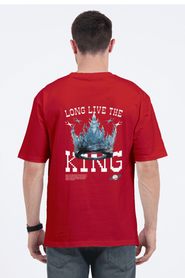 Long Live the King Unisex Oversized Classic T-Shirt – Royalty Meets Streetwear - Image 10