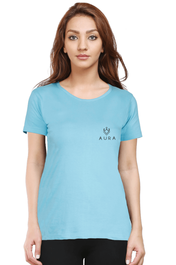 AURA EMBROIDERED LOGO TEE – WHERE MINIMALISM MEETS LUXURY - Image 9