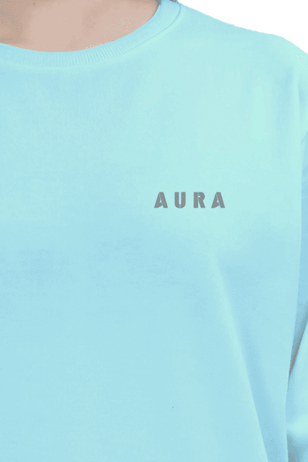 AURA Embroidered Sweatshirt – Where Comfort Meets Class - Image 3