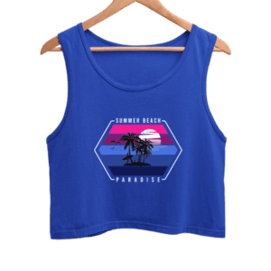 Summer Beach Paradise Tank Top – Sun, Sand & Endless Vibes