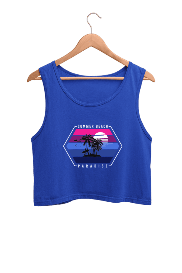 Summer Beach Paradise Tank Top – Sun, Sand & Endless Vibes