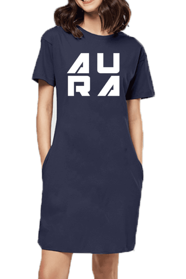 AU RA Luxe T-Shirt Dress – The Ultimate Blend of Style & Comfort - Image 4
