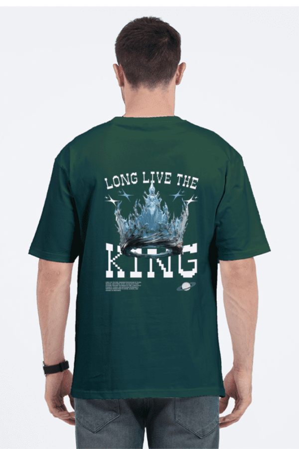 Long Live the King Unisex Oversized Classic T-Shirt – Royalty Meets Streetwear - Image 12