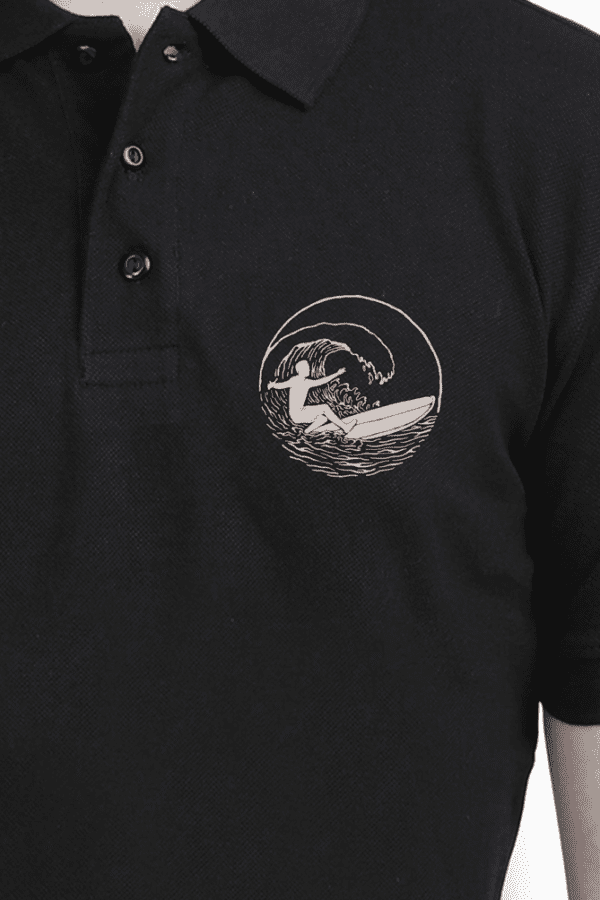 Surf Rider Embroidered Polo – Ride the Waves in Style - Image 19