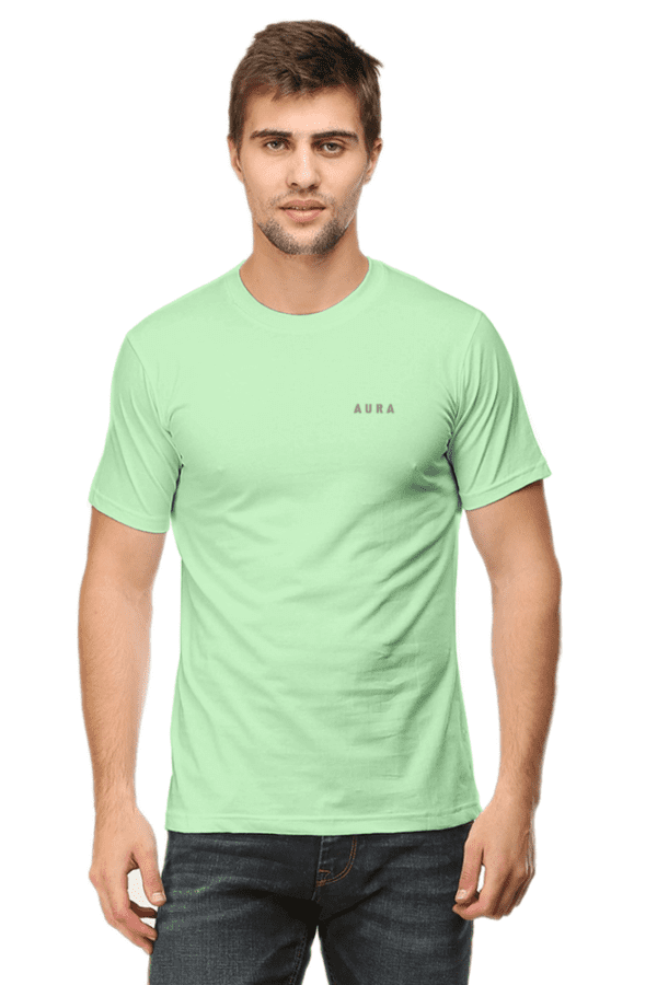 AURA Unisex Classic Crew T-Shirt – Timeless Elegance with a Classy Touch - Image 2