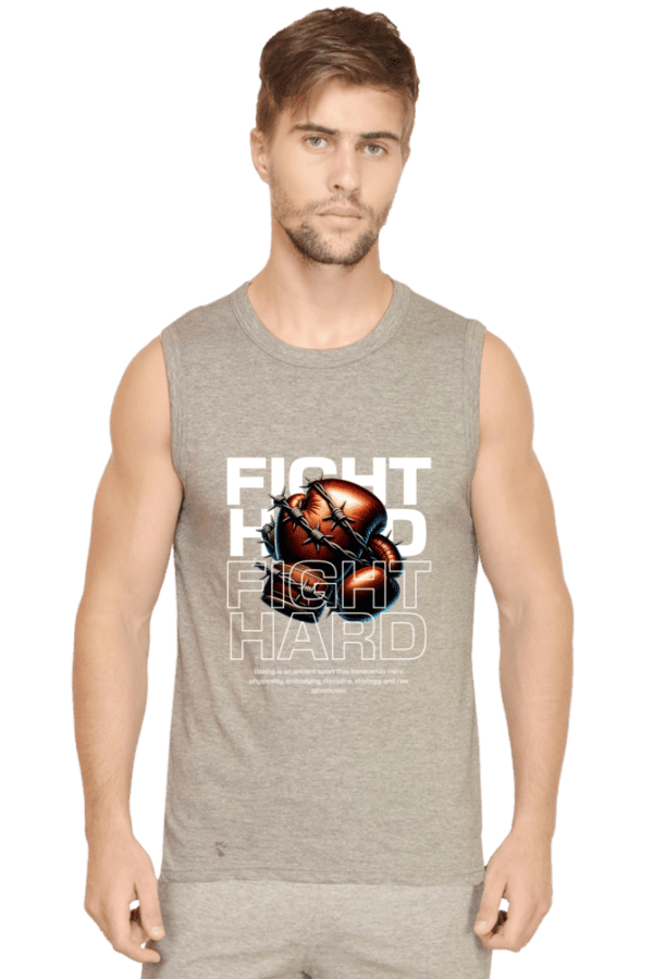 Fight Mode Sleeveless Tee – Power, Strength & Style - Image 2