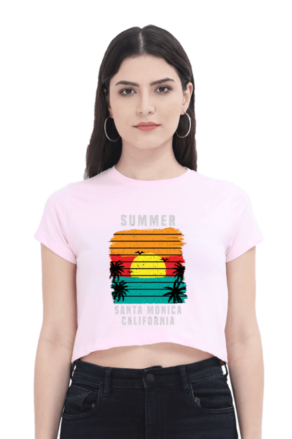 Summer Crop Top – Breathable Cotton Comfort for Effortless Style Aura - Image 3