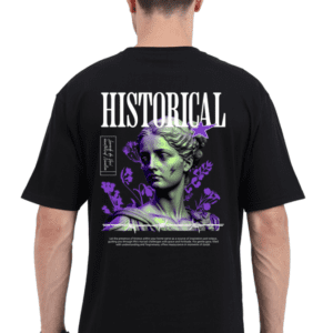 Aura Historic Oversized T-Shirt – Timeless Elegance with a Modern Edge