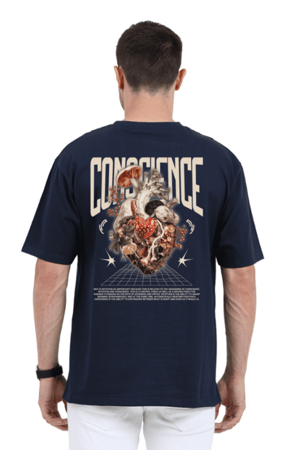 Conscience Heart Oversized Unisex T-Shirt – Bold & Premium Streetwear