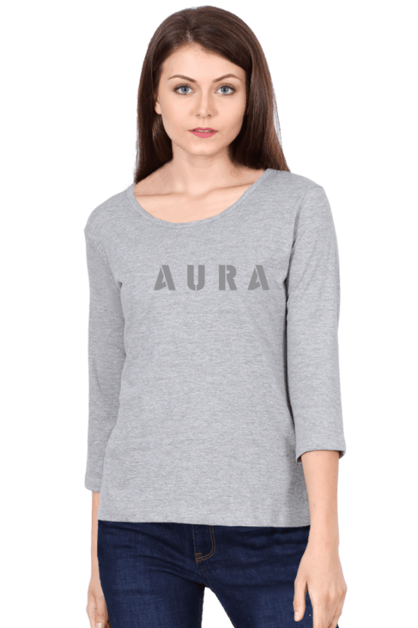 AURA PUFF GREY LONG SLEEVE – WHERE ELEGANCE MEETS STREET STYLE - Image 3