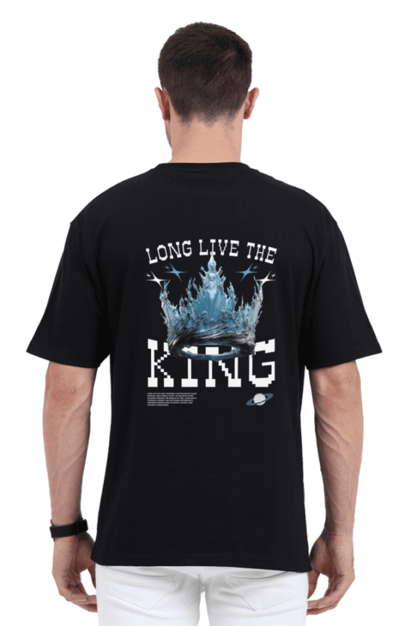 Long Live the King Unisex Oversized Classic T-Shirt – Royalty Meets Streetwear
