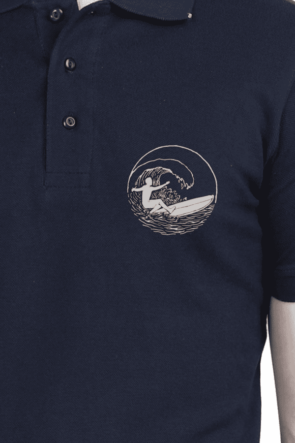Surf Rider Embroidered Polo – Ride the Waves in Style - Image 17