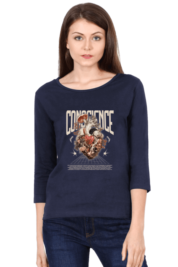 Wear Your Heart – Conscience Heart Long Sleeve Tee - Image 4