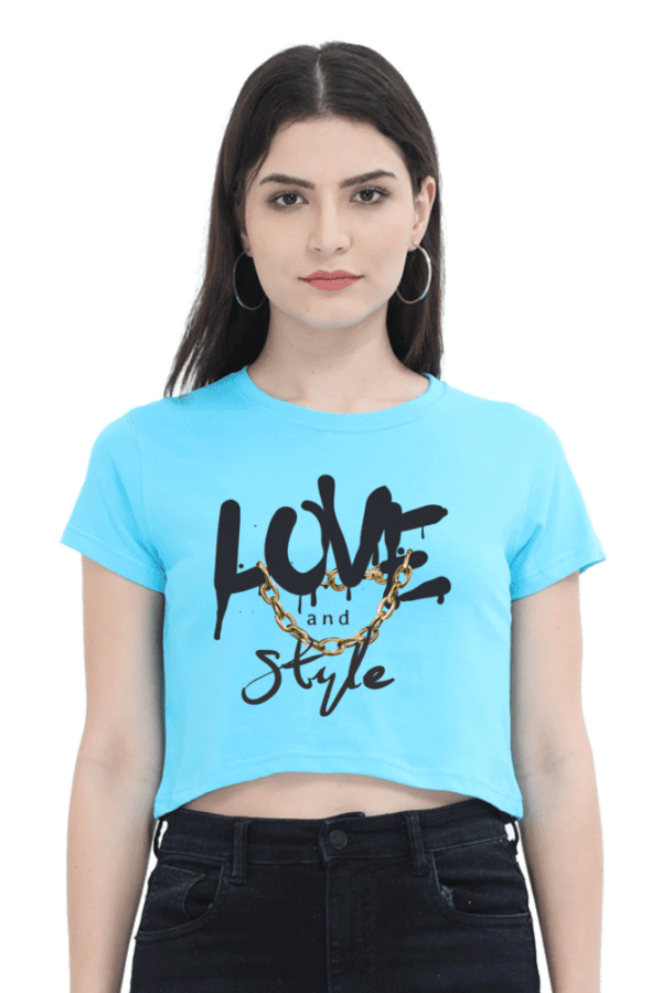 "Love & Style" Crop Top – Wear Your Passion with Confidence - Image 5