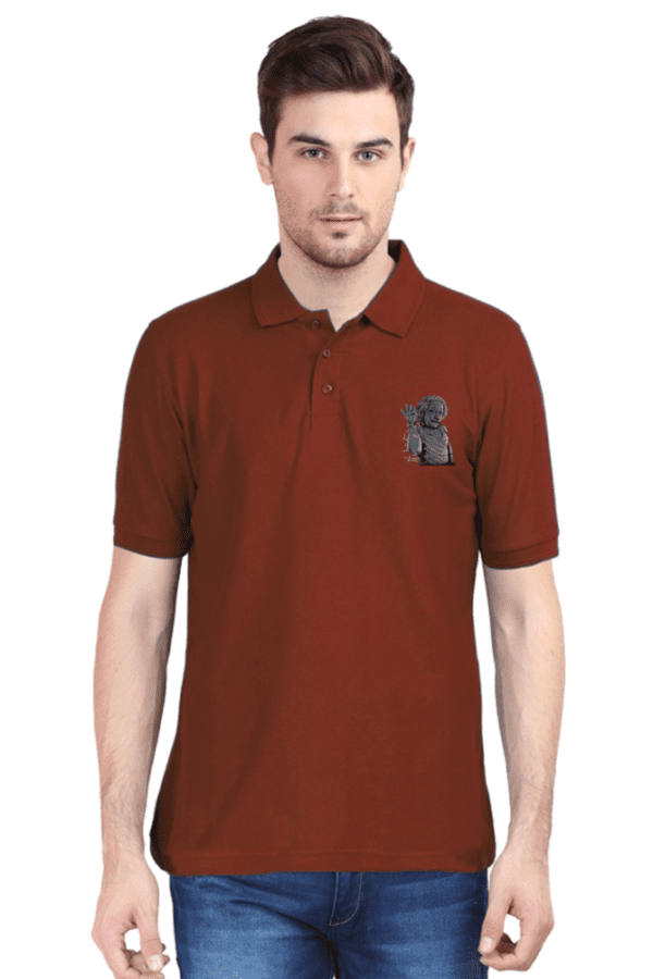 Einstein Embroidered Polo – Smart Style Meets Timeless Elegance - Image 4