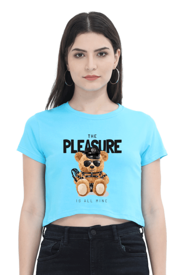 "Pleasure & Teddy" Crop Top – Cuteness Meets Comfort - Image 6
