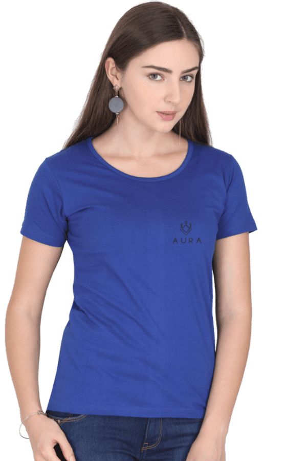 AURA EMBROIDERED LOGO TEE – WHERE MINIMALISM MEETS LUXURY - Image 8