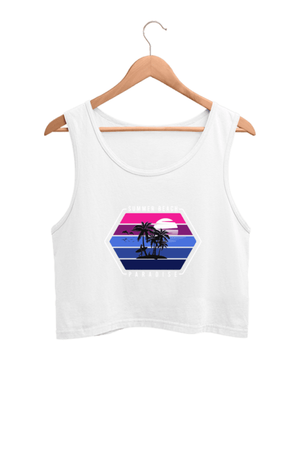 Summer Beach Paradise Tank Top – Sun, Sand & Endless Vibes - Image 5