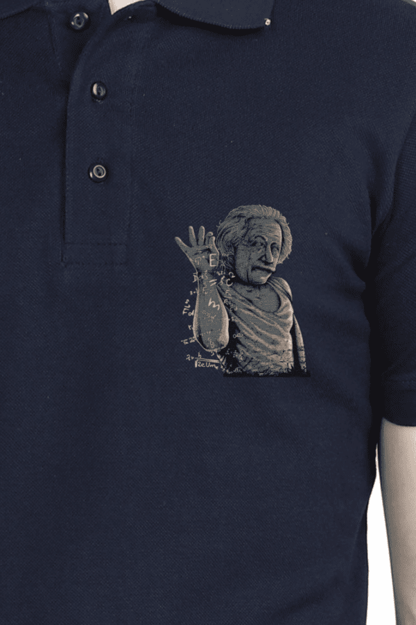 Einstein Embroidered Polo – Smart Style Meets Timeless Elegance - Image 17