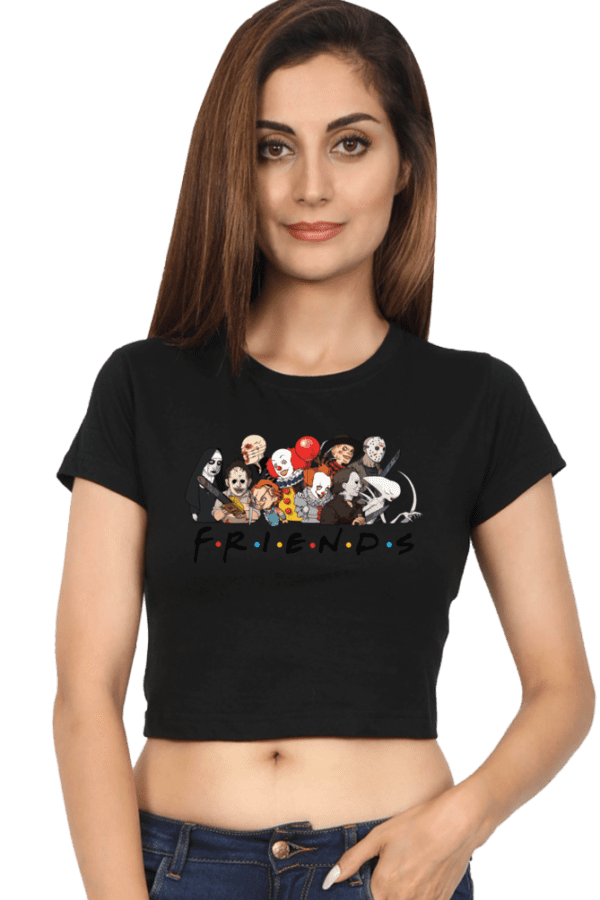 "Friends & Fools" Joker-Inspired Crop Top – Bold, Playful, Unforgettable - Image 9