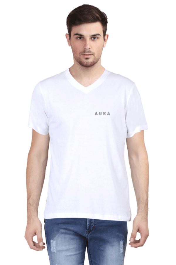 Aura Unisex V-Neck T-Shirt – Premium Comfort with a Classy Edge - Image 6