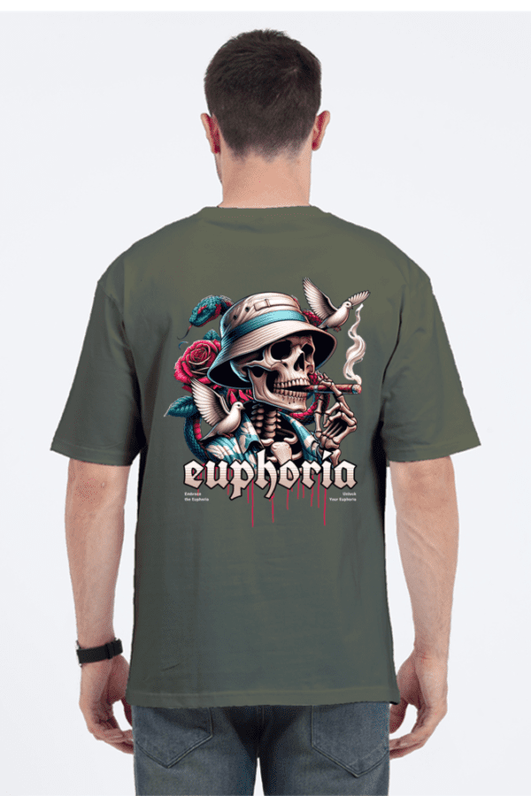 Never Say Die Oversized T-Shirt – Embrace the Euphoria of Fearless Living - Image 5