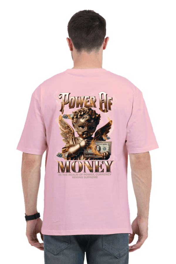 Power of Money Oversized T-Shirt – Bold, Unique & Unisex Streetwear - Image 3