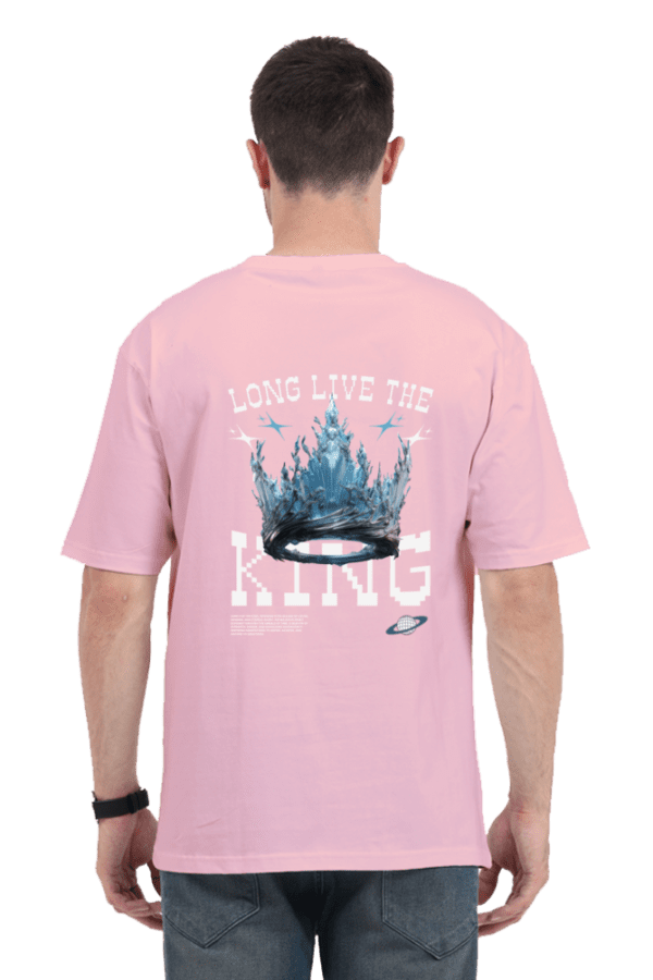 Long Live the King Unisex Oversized Classic T-Shirt – Royalty Meets Streetwear - Image 3