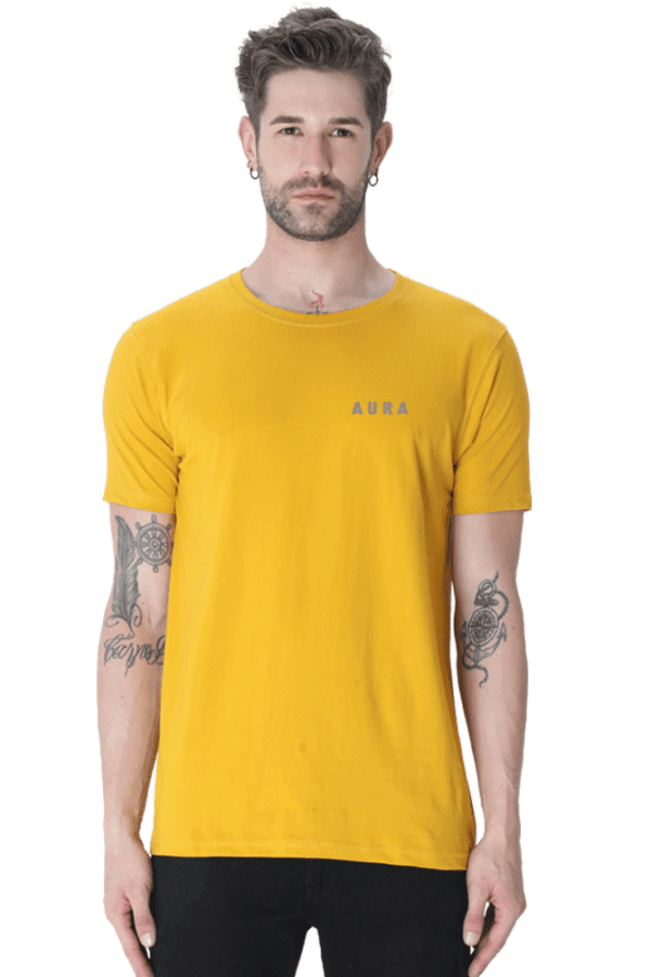 AURA Unisex Classic Crew T-Shirt – Timeless Elegance with a Classy Touch - Image 5