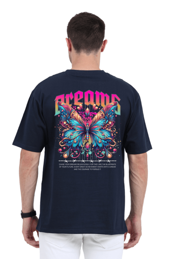Chrome Butterfly Oversized T-Shirt – A Fusion of Elegance & Streetwear - Image 13