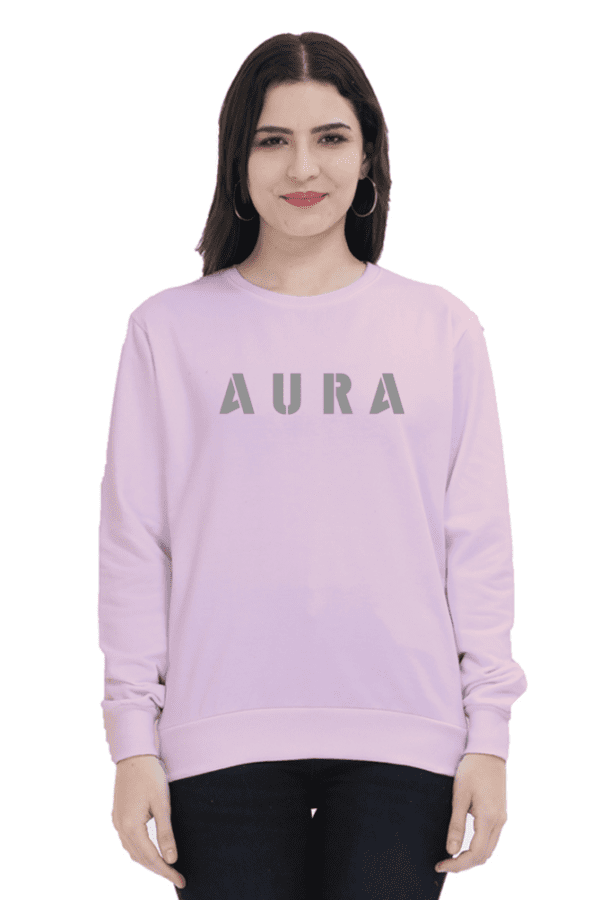 AURA Puff Grey Sweatshirt – Bold, Classy & Timeless - Image 5